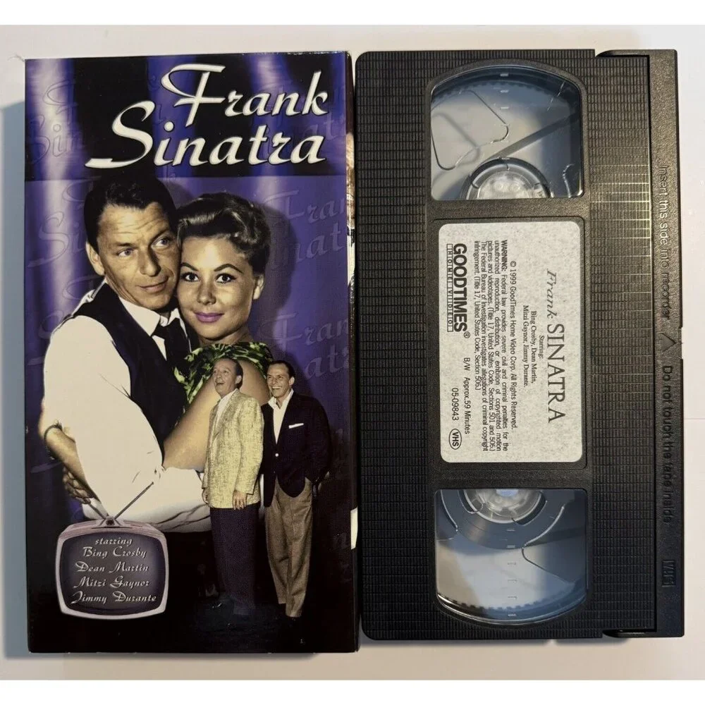 Frank Sinatra VHS Collector Series – 5‑Tape Set – Ol’ Blue Eyes – Very Good